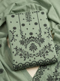 Azure Bloom Lawn 3-Piece Unstitched Suit