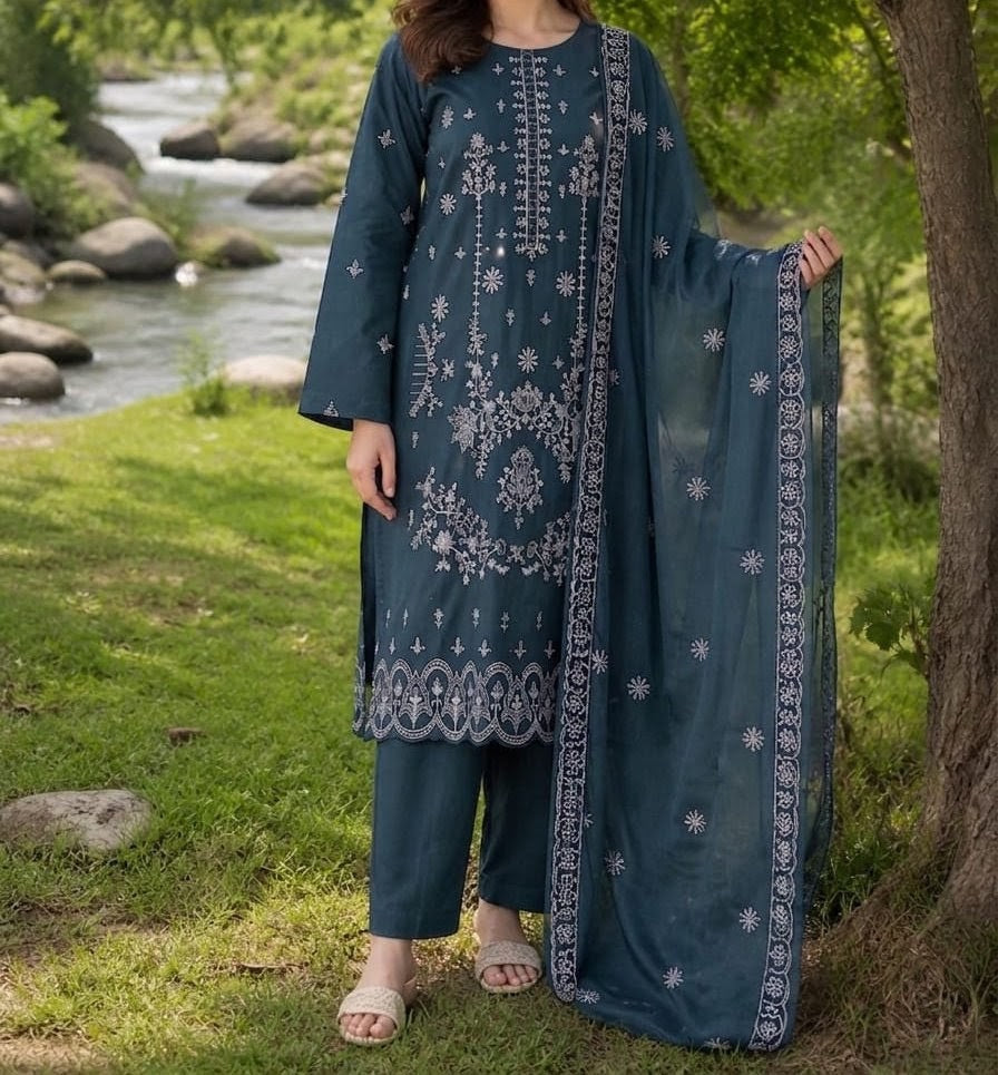 Vezo art By GSSFA | Unstiched Fabric.