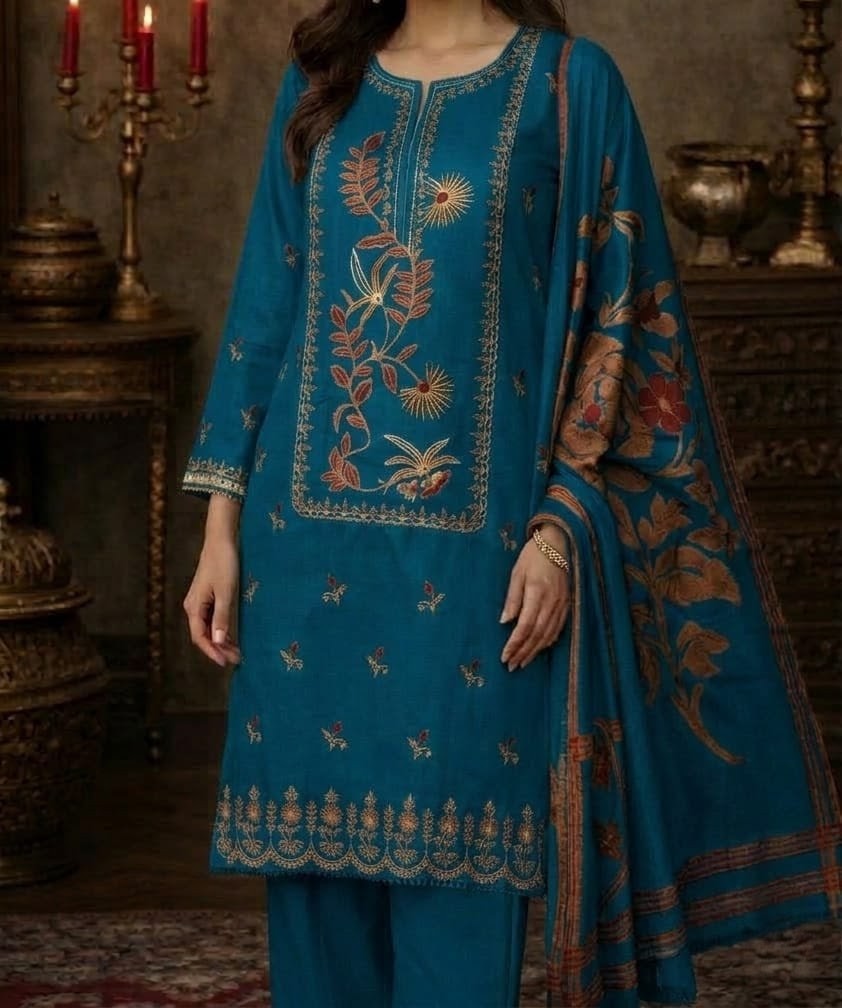 Warisha art By GSSFA | Unstiched Fabric.